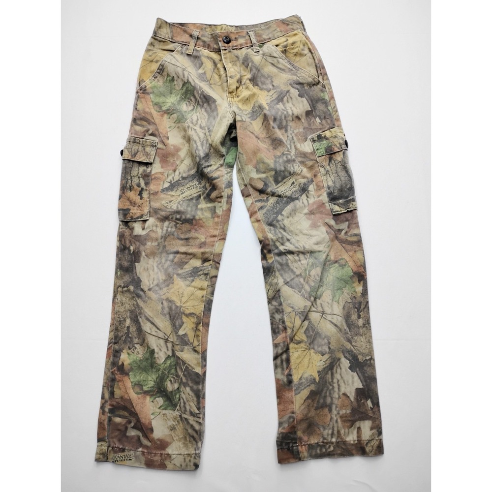 Liberty Advantage Timber Camouflage Camo Cargo Pants Mens 28x28 Vintage